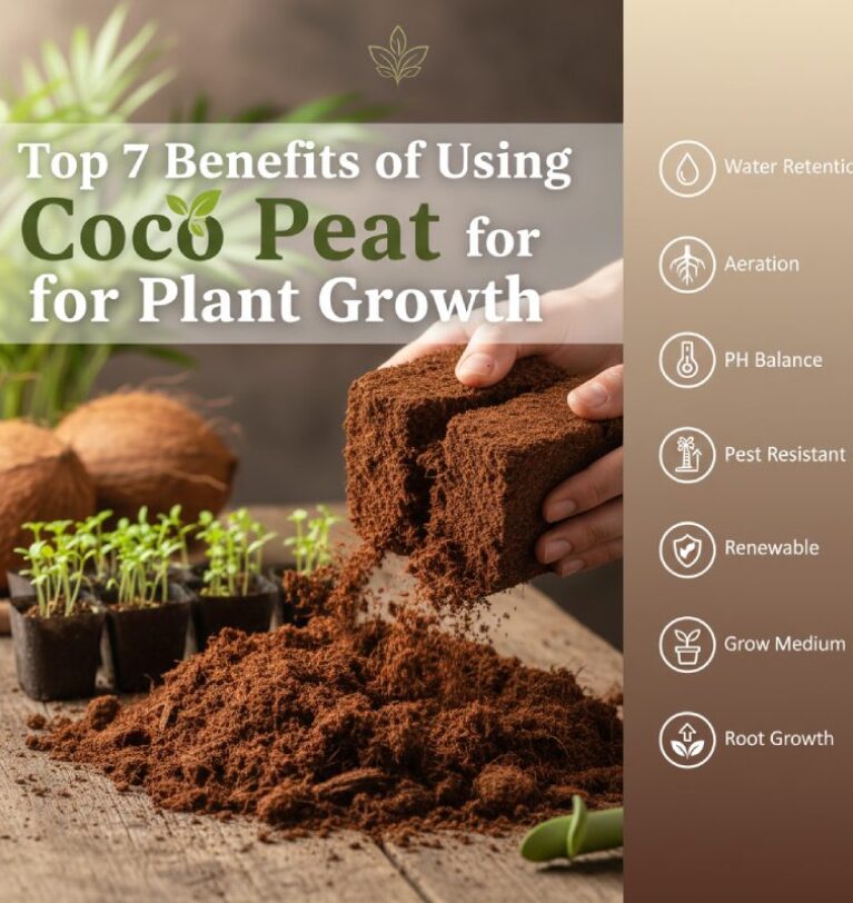 Top 7 Benefits of Using Coco Peat for Plant Growth